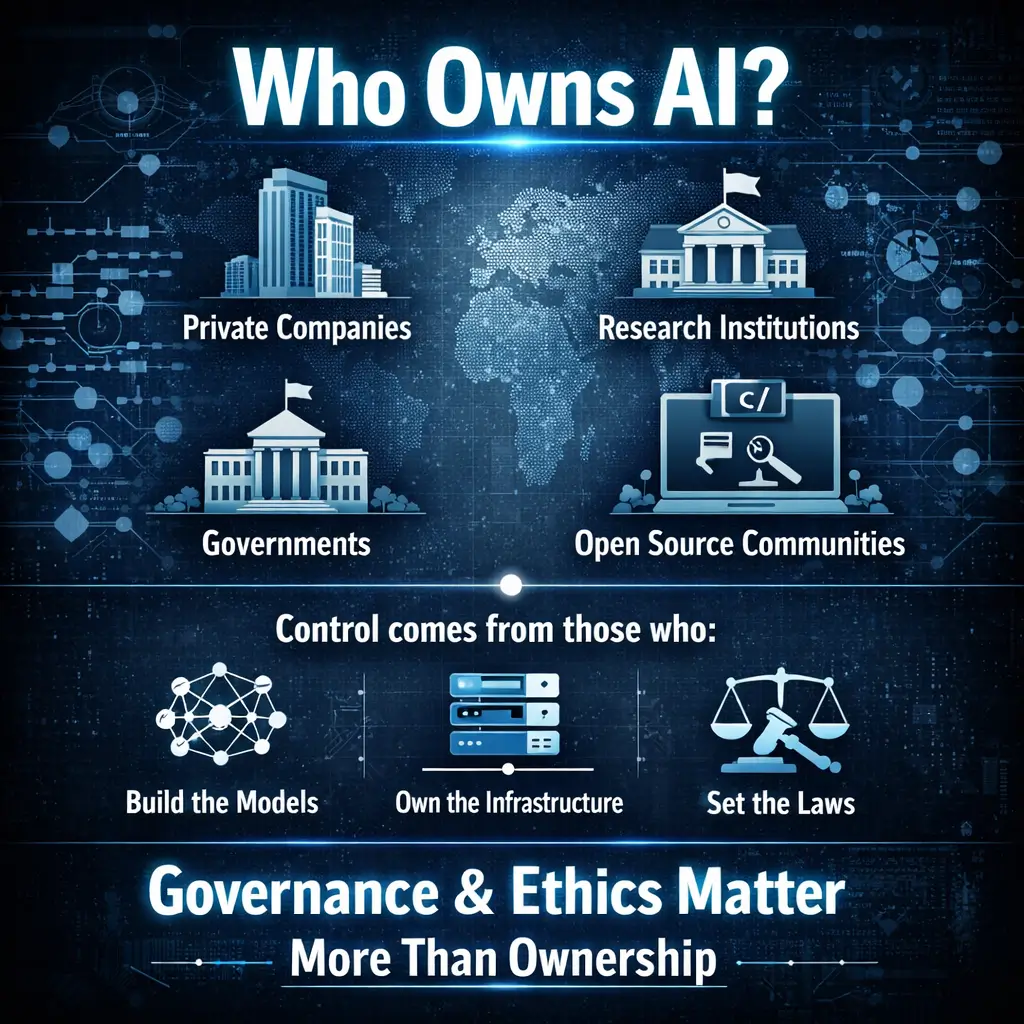 Who Owns AI? Understanding Control, Power, and Responsibility in Artificial Intelligence